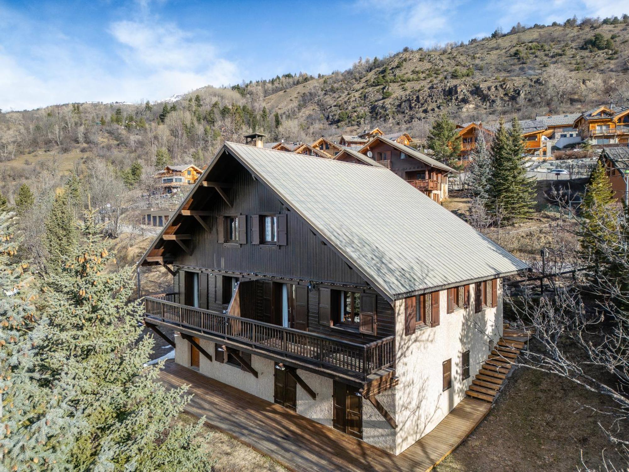 Serre Chevalier Studio 30 M2 Coin Montagne A 8 Minutes Des Pistes Saint-Chaffrey Extérieur photo