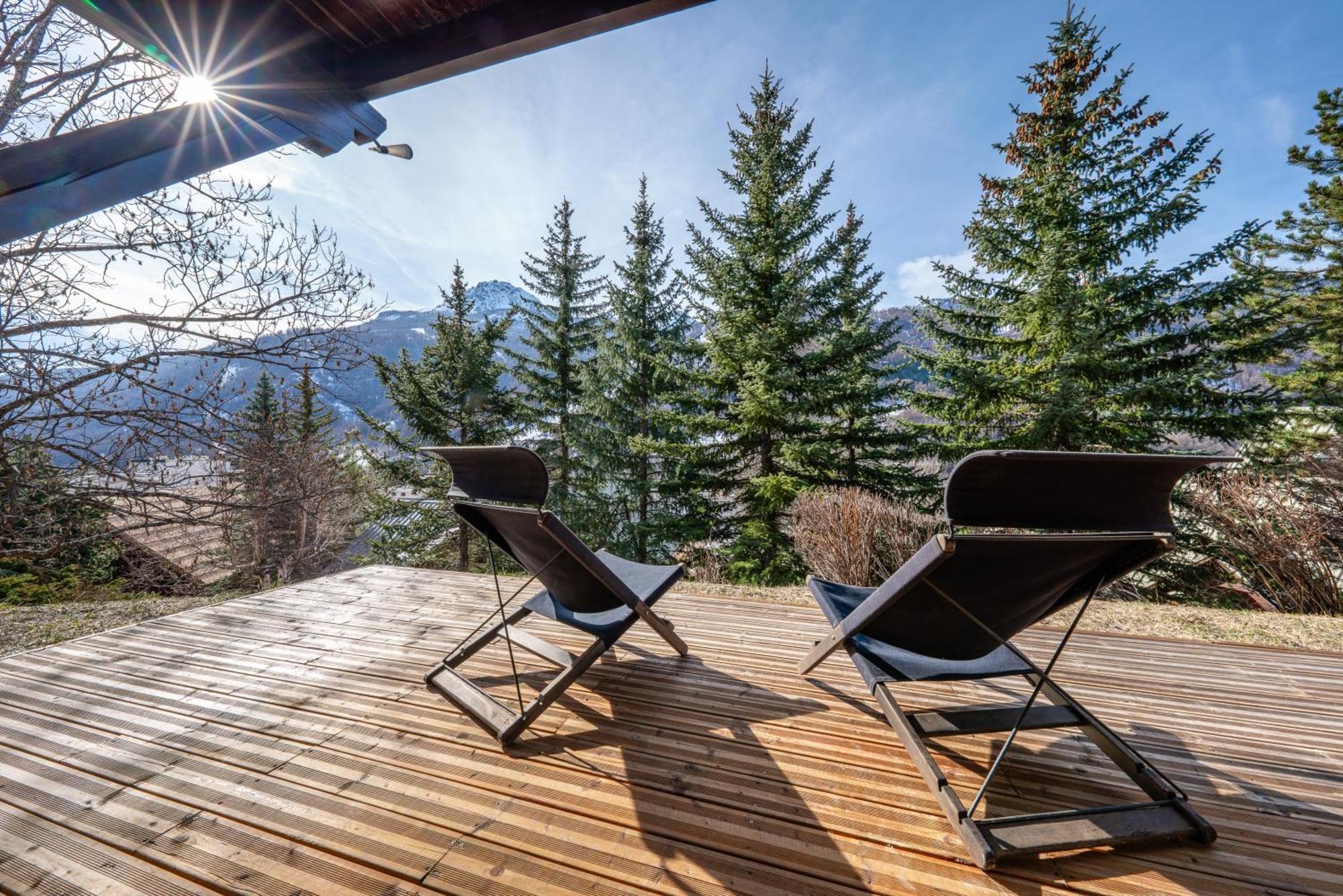 Serre Chevalier Studio 30 M2 Coin Montagne A 8 Minutes Des Pistes Saint-Chaffrey Extérieur photo
